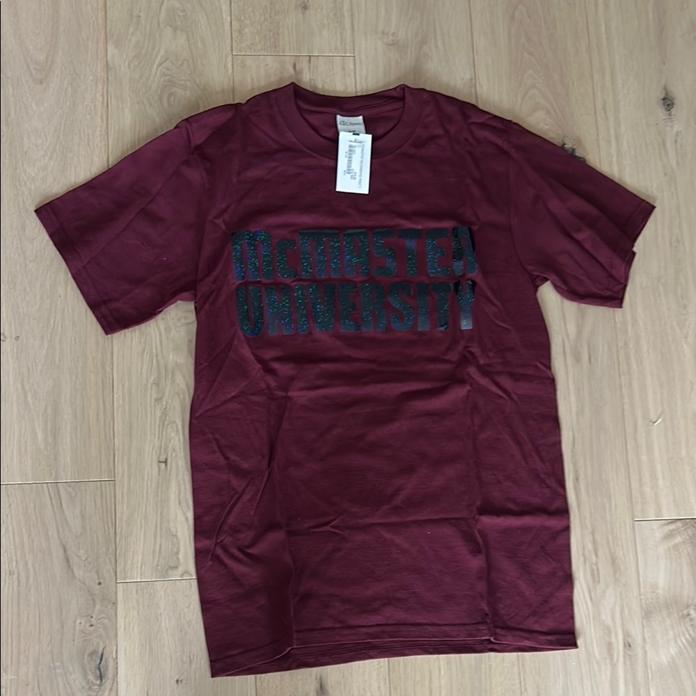 McMaster University Maroon Holographic T-Shirt